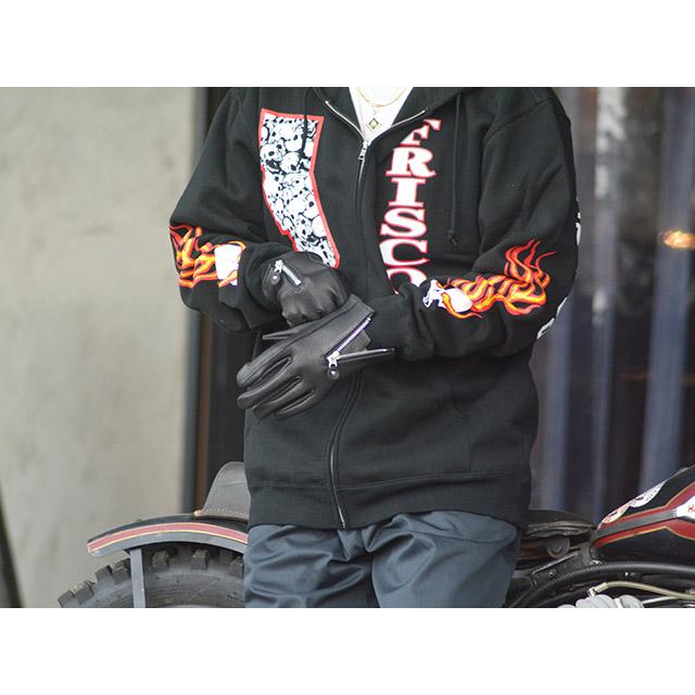 全2色【UNCROWD/アンクラウド】2025SS「Deerskin Zipper Glove/ディア