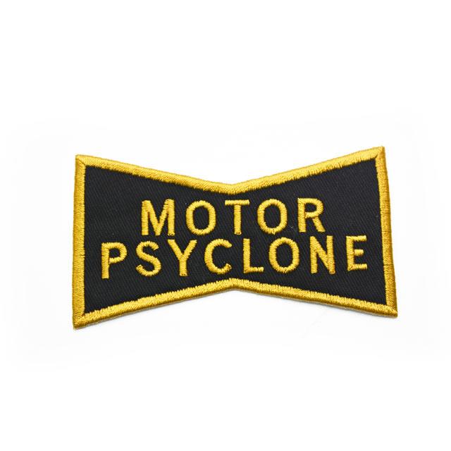 【FREE WHEELERS/フリーホイーラーズ】2025FW「Embroidery Patch”MOTOR PSYCLONE"/エンブロイダリーパッチ”モーターサイクロン”」(2519006)(ウルフパック) |  | 01