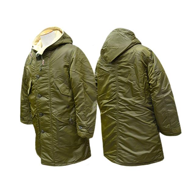 【FREE WHEELERS/フリーホイーラーズ】2025FW「COAT AIR CREW HEAVY ATTACHED HOOD”M-1949”/コートエアクルーヘビーアタッチドフード”M-1949”」(2531007) |  | 01