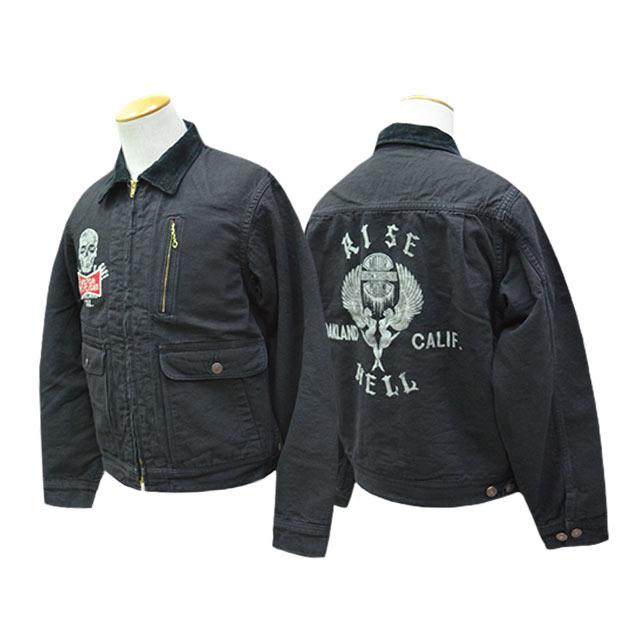 【FREE WHEELERS/フリーホイーラーズ】2025FW「GARAGE WORKER JACKET”RISING FROM HELL”/ガレージワーカージャケット”ライジングフロムヘル”」(2531019)の画像