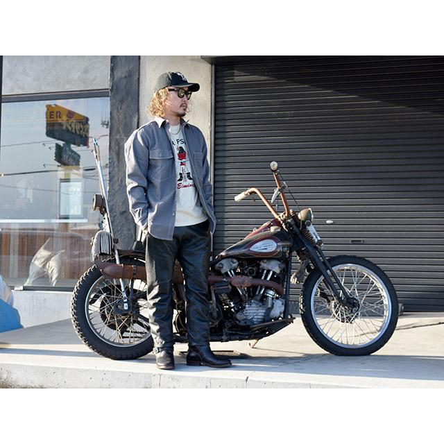 【FREE WHEELERS/フリーホイーラーズ】2025FW「”Gemsa” WORK SHIRT/”ジェムサ”ワークシャツ」(2533006)(アメカジ/ハーレー/ウルフパック) |  | 10