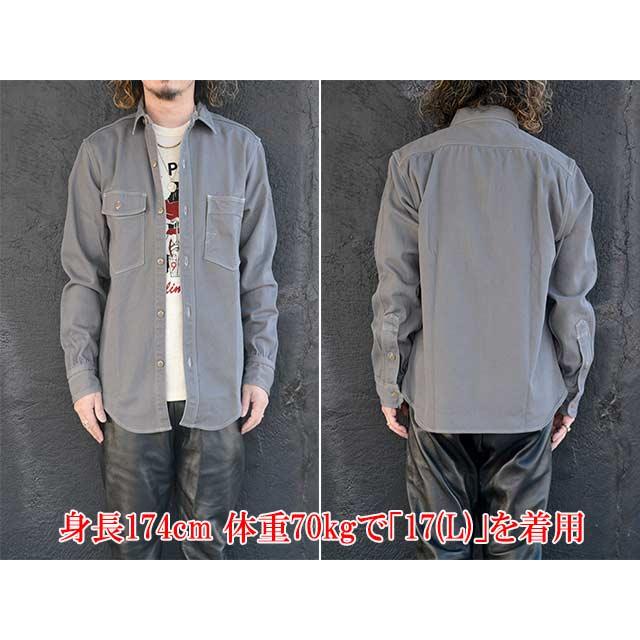 【FREE WHEELERS/フリーホイーラーズ】2025FW「”Gemsa” WORK SHIRT/”ジェムサ”ワークシャツ」(2533006)(アメカジ/ハーレー/ウルフパック) |  | 09