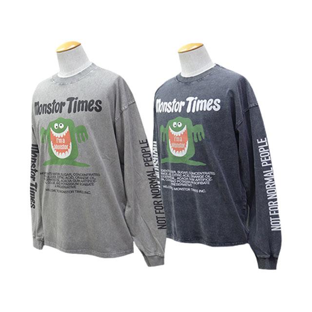 全2色【MONSTOR TIMES/モンストアタイムズ】2025AW「I'm a MONSTOR L/S