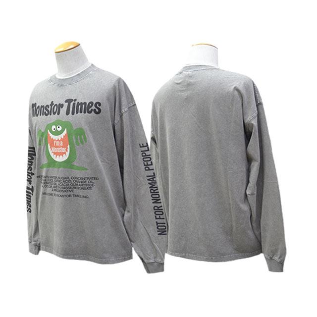 全2色【MONSTOR TIMES/モンストアタイムズ】2025AW「I'm a MONSTOR L/S