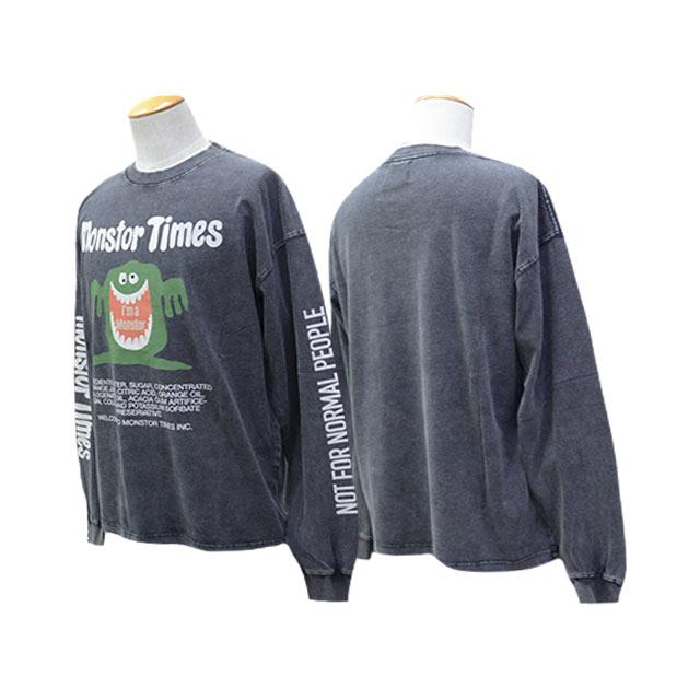 全2色【MONSTOR TIMES/モンストアタイムズ】2025AW「I'm a MONSTOR L/S