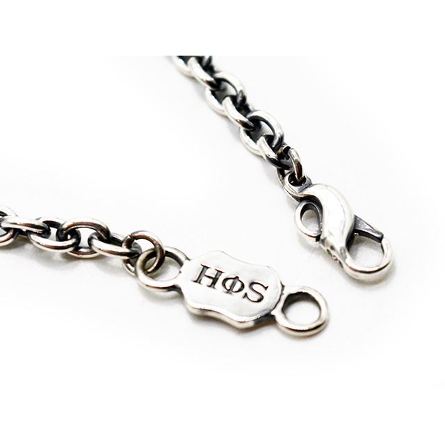 【HΦS/エイチファイエス】「NECKLACE CHAIN/ネックレスチェーン」(25HS-NC001-SV)(galcia/ガルシア/アンチェンジングラブ/アメカジ/ウルフパック)の画像