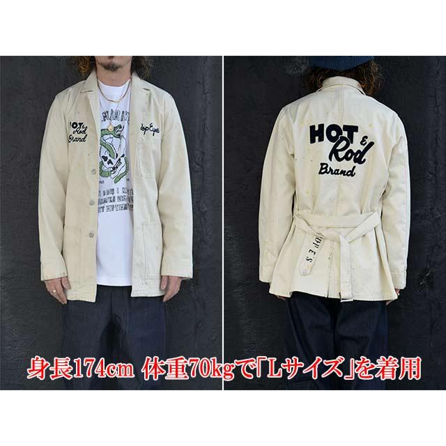 【POP EYES/ポップアイズ】2026SS「HOT&ROD Coat”PAINT”/ホット&ロッドコート”ペイント”」(26SS-PPE-001P)(アメカジ/ホットロッド/ウルフパック)の画像