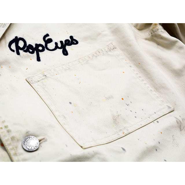 【POP EYES/ポップアイズ】2026SS「HOT&ROD Coat”PAINT”/ホット&ロッドコート”ペイント”」(26SS-PPE-001P)(アメカジ/ホットロッド/ウルフパック)の画像