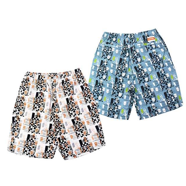 全2色【POP EYES/ポップアイズ】2026SS「Checkered Hell Drive Shorts