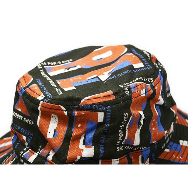 全2色【POP EYES/ポップアイズ】2026SS「PE Hobby Art BUCKET HAT/PE