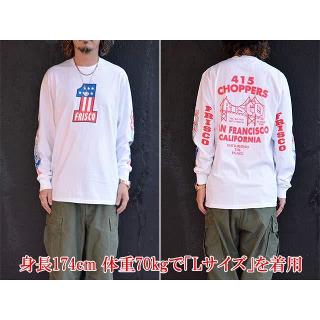 全2色【415 CLOTHING/415クロージング】「Printed L/S Tee”FRISCO #1
