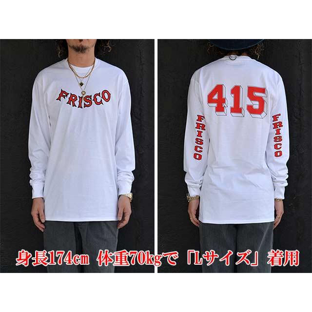 全3色【415 CLOTHING/415クロージング】「Printed L/S Tee”FRISCO 415