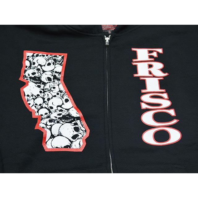415 CLOTHING/415クロージング】「Printed Zip Hoodie”SKULL&FRISCO