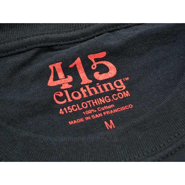 全3色【415 CLOTHING/415クロージング】「Printed S/S Tee”FRISCO 415