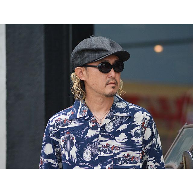 Mr.FATMAN beak newsboy cap 黒 Mr. FATMAN ミスターファットマン コットンウールサージ