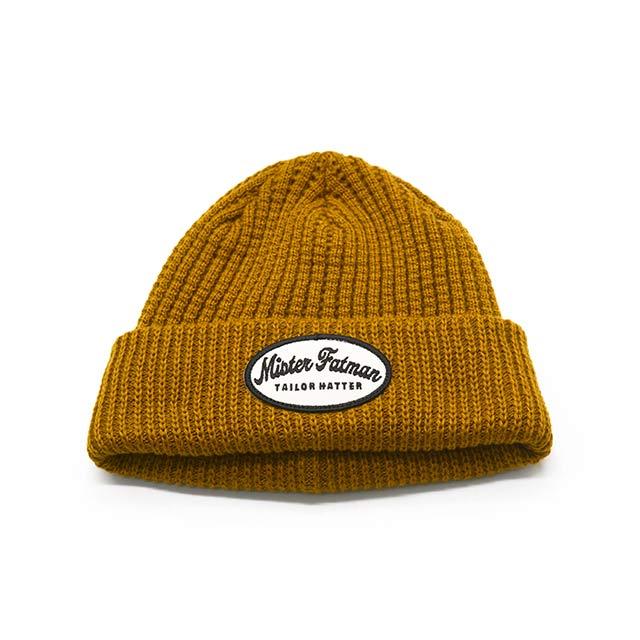 全5色【Mr.FATMAN/ミスターファットマン】2024AW「Wappen Waffle Knit