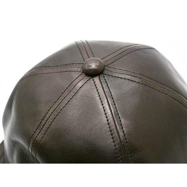 帽子 Mr.FATMAN \"LEATHER SHORT BRIM CAP Mr.FATMAN ミスターファットマン【LEATHER SHORT BRIM CAP By
