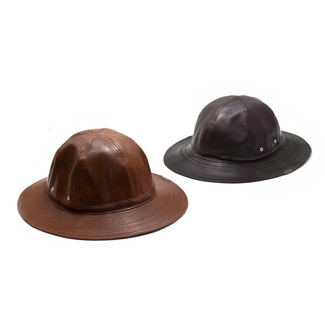全2色【Mr.FATMAN/ミスターファットマン】2024AW「Leather Fatigue Hat