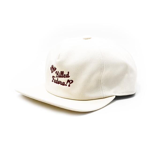 全3色【Mr.FATMAN/ミスターファットマン】2026SS「Embroidery Flip Cap