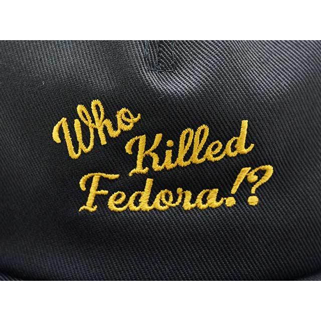 全3色【Mr.FATMAN/ミスターファットマン】2026SS「Embroidery Flip Cap
