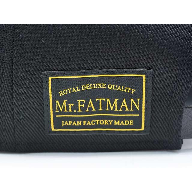 全3色【Mr.FATMAN/ミスターファットマン】2026SS「Embroidery Flip Cap
