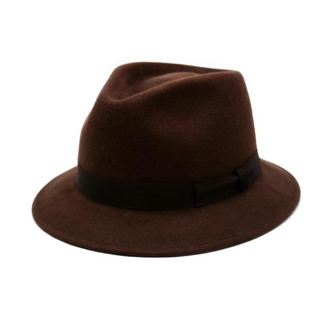 全3色【J.J. WILLIAMS FEDORA by Mr.FATMAN/J.J.ウィリアムスフェドラbyミスターファットマン】2026AW「Stagger Wool Hat/スタッガーウールハット」(6263003) |  | 03