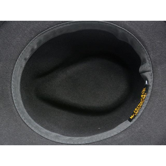 全3色【J.J. WILLIAMS FEDORA by Mr.FATMAN/J.J.ウィリアムスフェドラbyミスターファットマン】2026AW「Stagger Wool Hat/スタッガーウールハット」(6263003) |  | 09