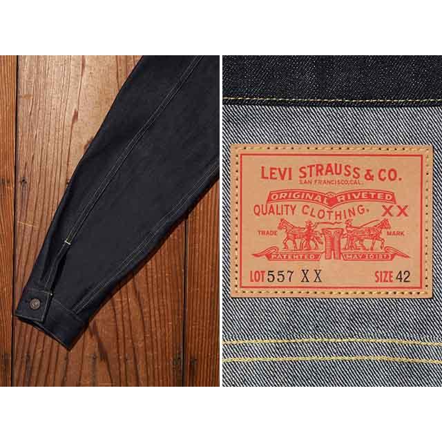 【LEVI'S VINTAGE CLOTHING/リーバイスヴィンテージクロージング】「サードモデルデニムジャケット”557XX 1961年モデル”」(749980003/14.2oz)(LVC/アメカジ)の画像