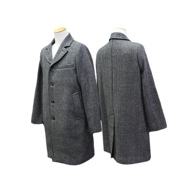 【WILD AT HEART/ワイルドアットハート】2025AW「Herringbone Wool Coat/ヘリンボーンウールコート」(8253010)(UNCHANGING LOVE/POP EYES//MONSTOR TIMES)の画像