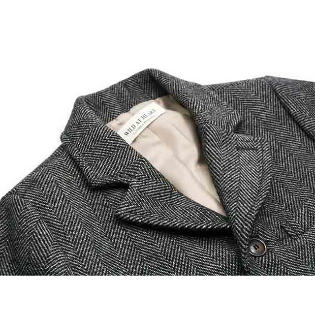 WILD AT HEART/ワイルドアットハート】2025AW「Herringbone Wool Coat