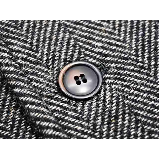 【WILD AT HEART/ワイルドアットハート】2025AW「Herringbone Wool Coat/ヘリンボーンウールコート」(8253010)(UNCHANGING LOVE/POP EYES//MONSTOR TIMES)の画像