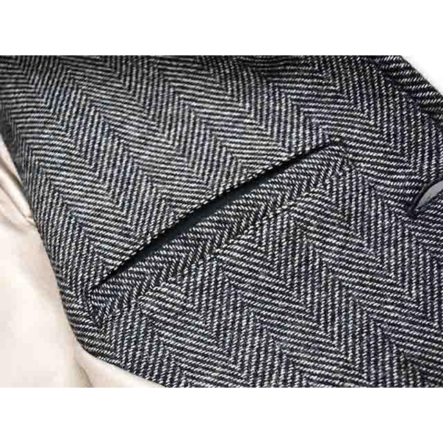 【WILD AT HEART/ワイルドアットハート】2025AW「Herringbone Wool Coat/ヘリンボーンウールコート」(8253010)(UNCHANGING LOVE/POP EYES//MONSTOR TIMES)の画像