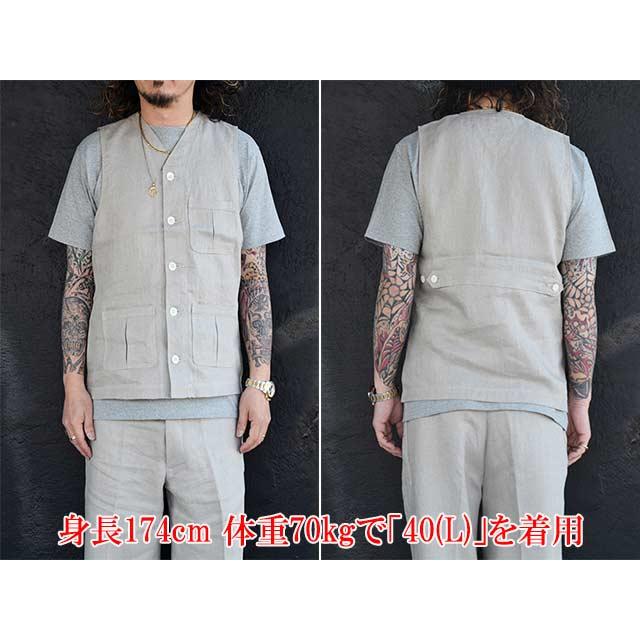 全2色【ATTRACTIONS/アトラクションズ】×【Dapper’s/ダッパーズ】2026SS「Classical Linen Vest/クラシカルリネンベスト」(A20041) |  | 10