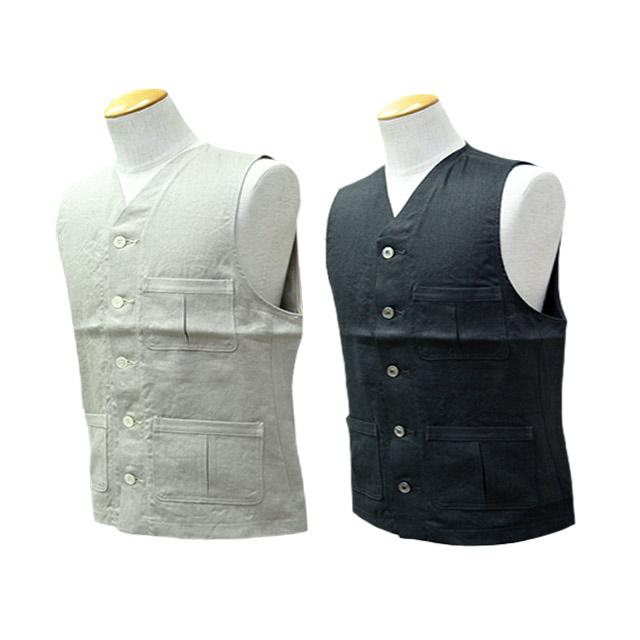 全2色【ATTRACTIONS/アトラクションズ】×【Dapper’s/ダッパーズ】2026SS「Classical Linen Vest/クラシカルリネンベスト」(A20041) |  | 01
