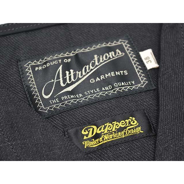 全2色【ATTRACTIONS/アトラクションズ】×【Dapper’s/ダッパーズ】2026SS「Classical Linen Vest/クラシカルリネンベスト」(A20041) |  | 09