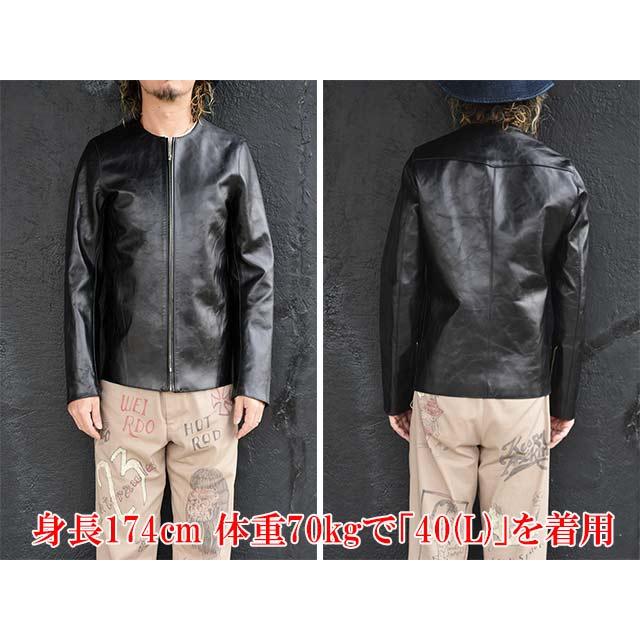 【FINE CREEK&CO/ファインクリークアンドコー】「Collarless Jacket”Heavy Weight Bud”/ヘビーウェイトバド」(ACJK015)【予約商品/2026年中入荷予定】の画像