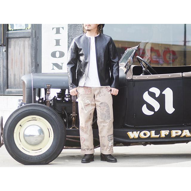 【FINE CREEK&CO/ファインクリークアンドコー】「Collarless Jacket”Heavy Weight Bud”/ヘビーウェイトバド」(ACJK015)【予約商品/2026年中入荷予定】の画像