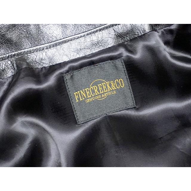 【FINE CREEK&CO/ファインクリークアンドコー】「シングルライダースジャケット”ヘビーウエイトイーキンス”」(ACJK016)【予約商品/2024年3-5月入荷予定】の画像
