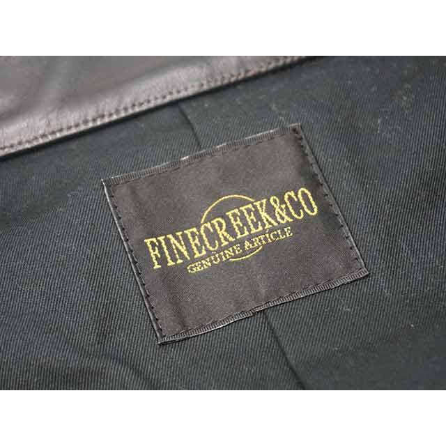 全2色【FINE CREEK&CO/ファインクリークアンドコー】「Single Riders Jacket”Roberts”/シングルライダースジャケット”ロバーツ”」(ACJK017)の画像