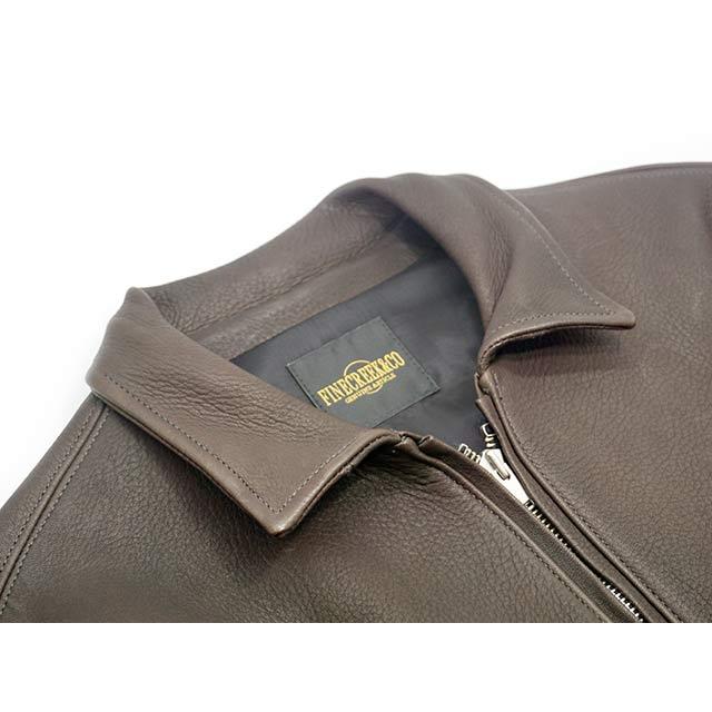 【FINE CREEK&CO/ファインクリークアンドコー】「Single Riders Jacket”Alonzo Deer”/シングルライダースジャケット”アロンゾディア”」(ACJK035)の画像