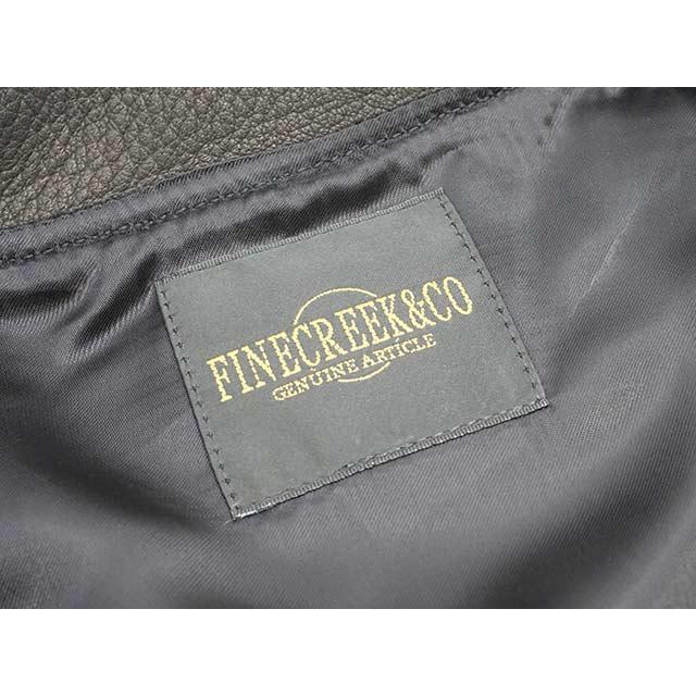 全2色【FINE CREEK&CO/ファインクリークアンドコー】「Alejacket Deer/エールジャケット ディア」(ACJK039)(ファインクリークレザーズ/ウルフパック)の画像
