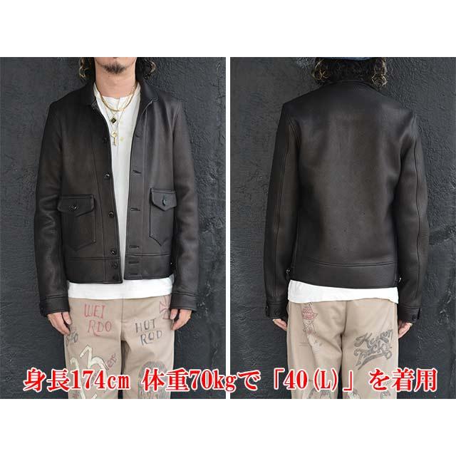 FINE CREEK ＆ CO. ◆ コサックジャケット Joseph 黒44 FINE CREEK & CO(ファインクリーク & コー) JOSEPH JACKET GOAT