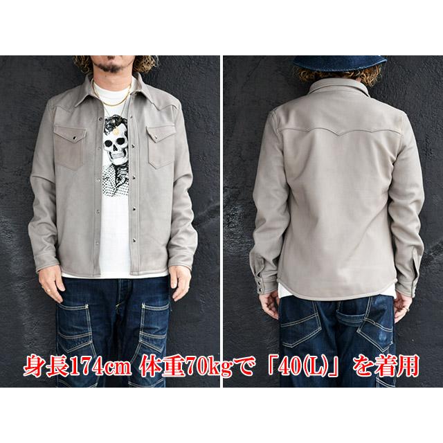 全3色【FINE CREEK&CO/ファインクリークアンドコー】「Sheepskin Western Shirts”Hank”/シープスキンウエスタンシャツ”ハンク”」(ACST001)(アメカジ)の画像