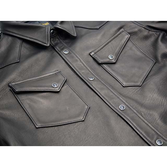 全3色【FINE CREEK&CO/ファインクリークアンドコー】「Sheepskin Western Shirts”Hank”/シープスキンウエスタンシャツ”ハンク”」(ACST001)(アメカジ)の画像