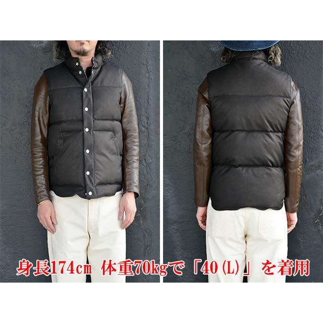 【FINE CREEK&CO/ファインクリークアンドコー】「Deerskin Down Vest ”Law”/ディアスキンダウンベスト”ロー”」(ACVE003)【予約商品/2026年中入荷予定】の画像