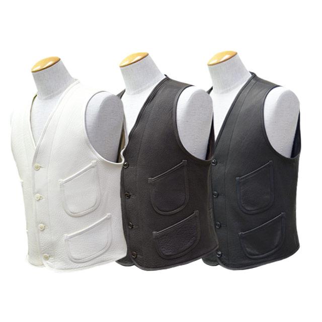 全3色【FINE CREEK&CO/ファインクリークアンドコー】「Work Vest ”Jefferson Deer”/ワークベスト”ジェファーソンディア”」(ACVE004)の画像