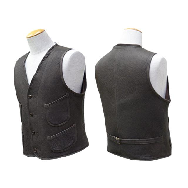 全3色【FINE CREEK&CO/ファインクリークアンドコー】「Work Vest ”Jefferson Deer”/ワークベスト”ジェファーソンディア”」(ACVE004)の画像
