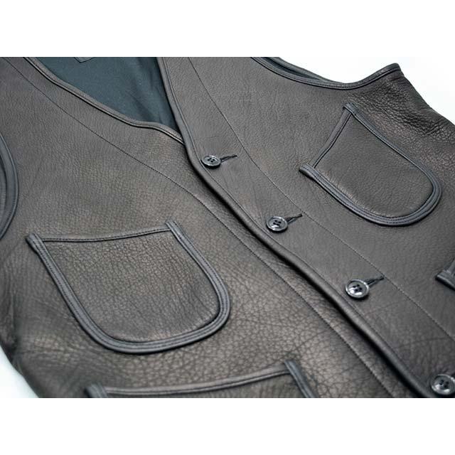 全3色【FINE CREEK&CO/ファインクリークアンドコー】「Work Vest ”Jefferson Deer”/ワークベスト”ジェファーソンディア”」(ACVE004)の画像