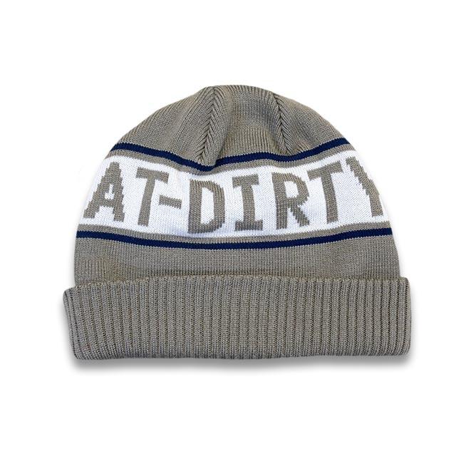 全3色【AT-DIRTY/アットダーティー】2022AW「Logo Knit Cap/ロゴニット
