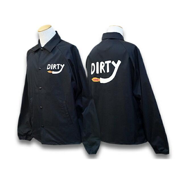 全2色【AT-DIRTY/アットダーティー】2023AW「Dirty Fire Coach Jacket